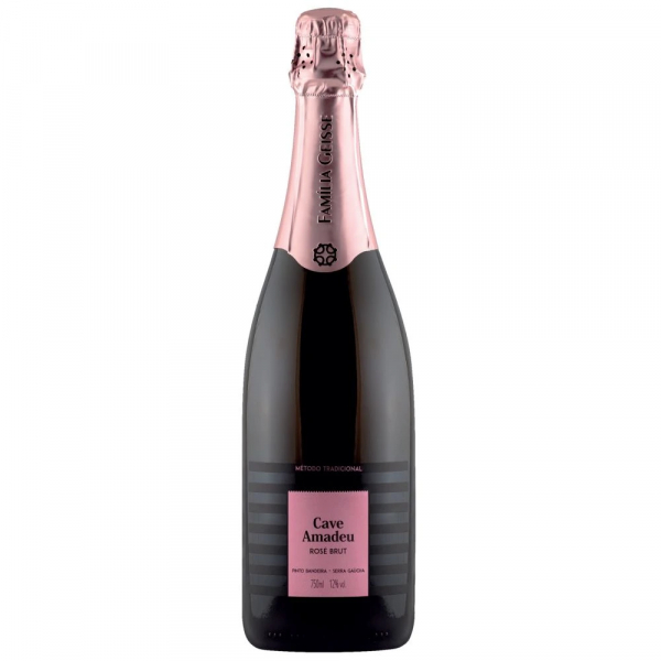 Espumante Brasileiro Cave Amadeu Rosé Brut - 750 ml