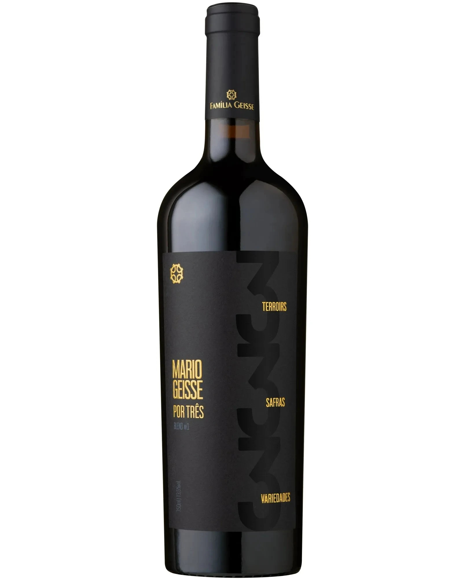 Vinho Tinto Chileno Mario Geisse Por Três - 750ml